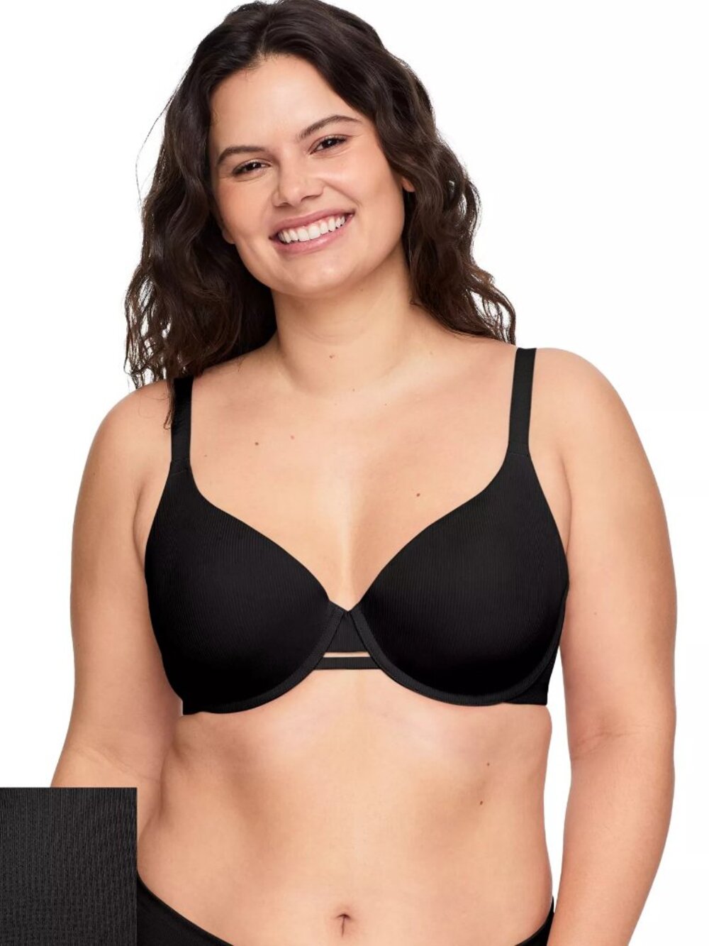 #1849 Warner's Women's Cloud 9 Underwire Lift T-Shirt Bra in Black